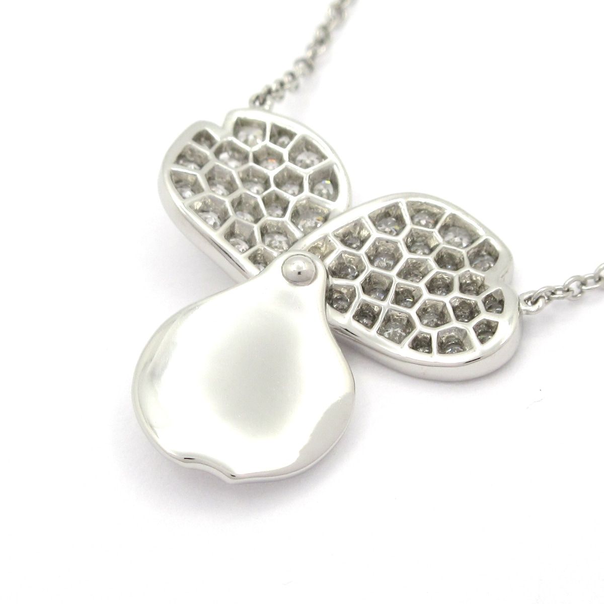  TIFFANY Co ティファニー ネックレス ペーパーフラワー Pt 950 ダイヤモンド パヴェダイヤ ネックレス アクセサリー