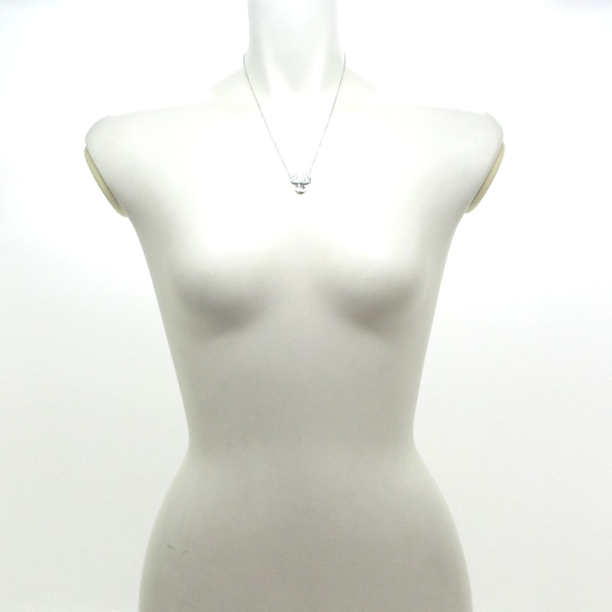 TIFFANY-Co. ティファニー ネックレス ペーパーフラワー Pt 950×ダイヤモンド パヴェダイヤ