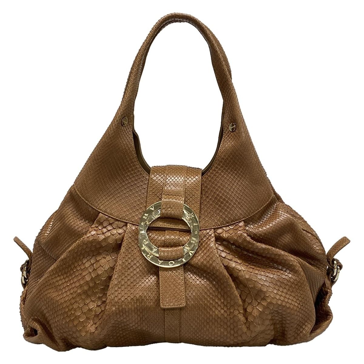 BVLGARI(ブルガリ) ショルダーバッグ チャンドラ ブラウン - メルカリ