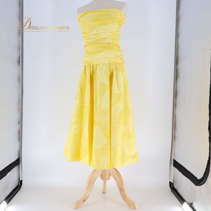 フラダンス 衣装 ツーピース セットアップ 上下セット エコルエヒク