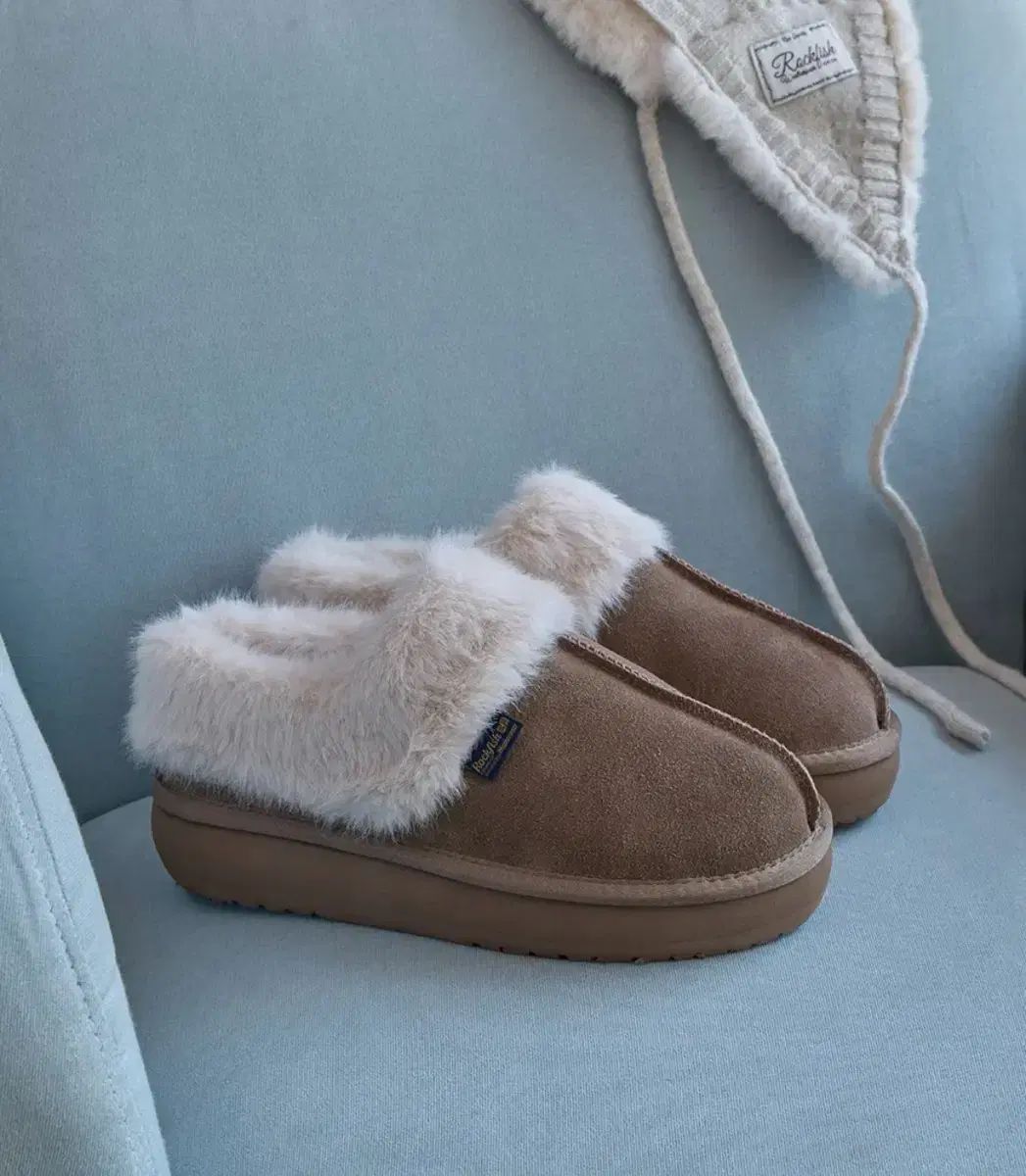 TraditionalWeatherwear トラディショナル ウェザーウェア CLOUDY FLATFORM FUR MULES ココア