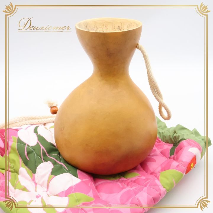 フラダンス イプ ひょうたん 楽器 小物 小道具 ベージュ系 民族舞踊