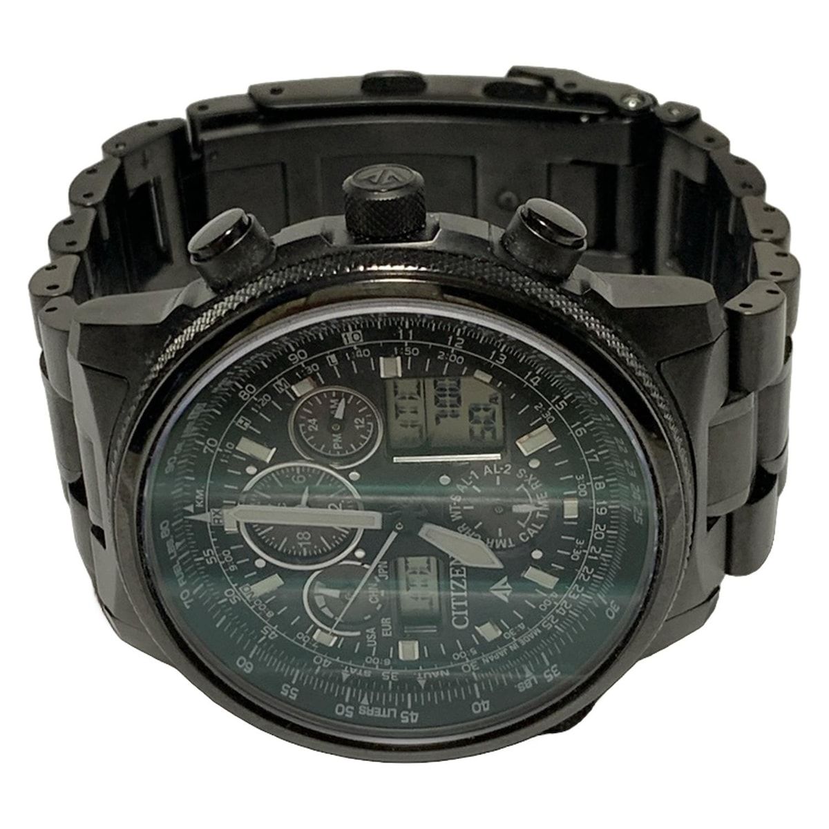 CITIZEN シチズン 腕時計 プロマスター U 680 T 019692 メンズ チタン クロノグラフ 黒