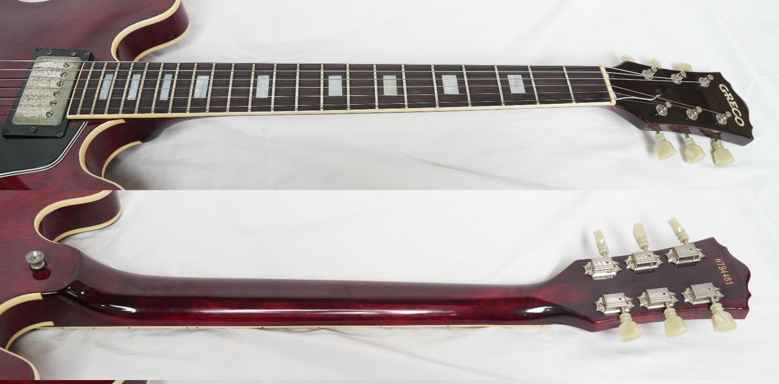 ☆GRECO☆SA-550 Cherry 1979年製 ヴィンテージ 日本製 フルアコ