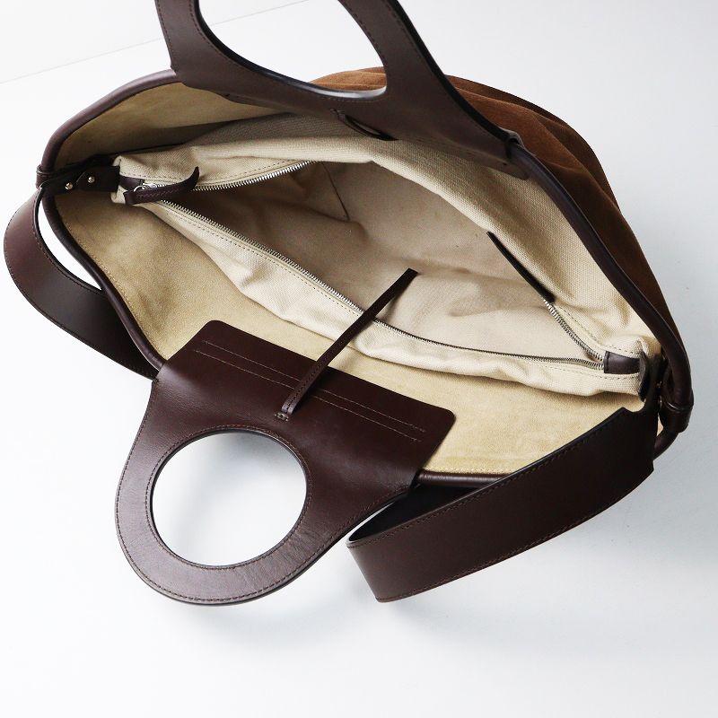 HEREU トートバッグ ブラウン スエード　 L'Appartement アパルトモン L'Appartement HEREU ヘリュー Suede Bag＼ブラウン