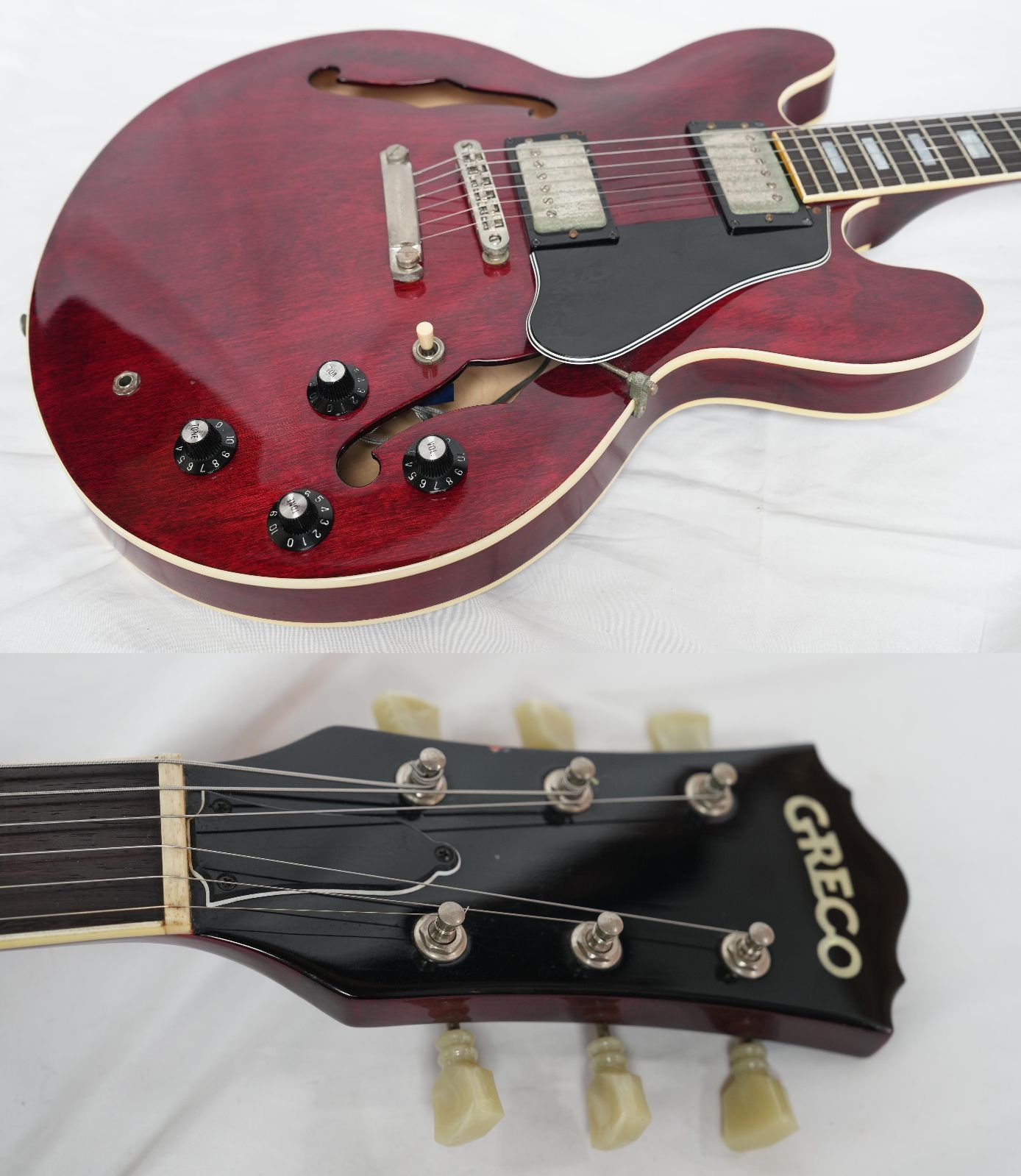 ☆GRECO☆SA-550 Cherry 1979年製 ヴィンテージ 日本製 フルアコ