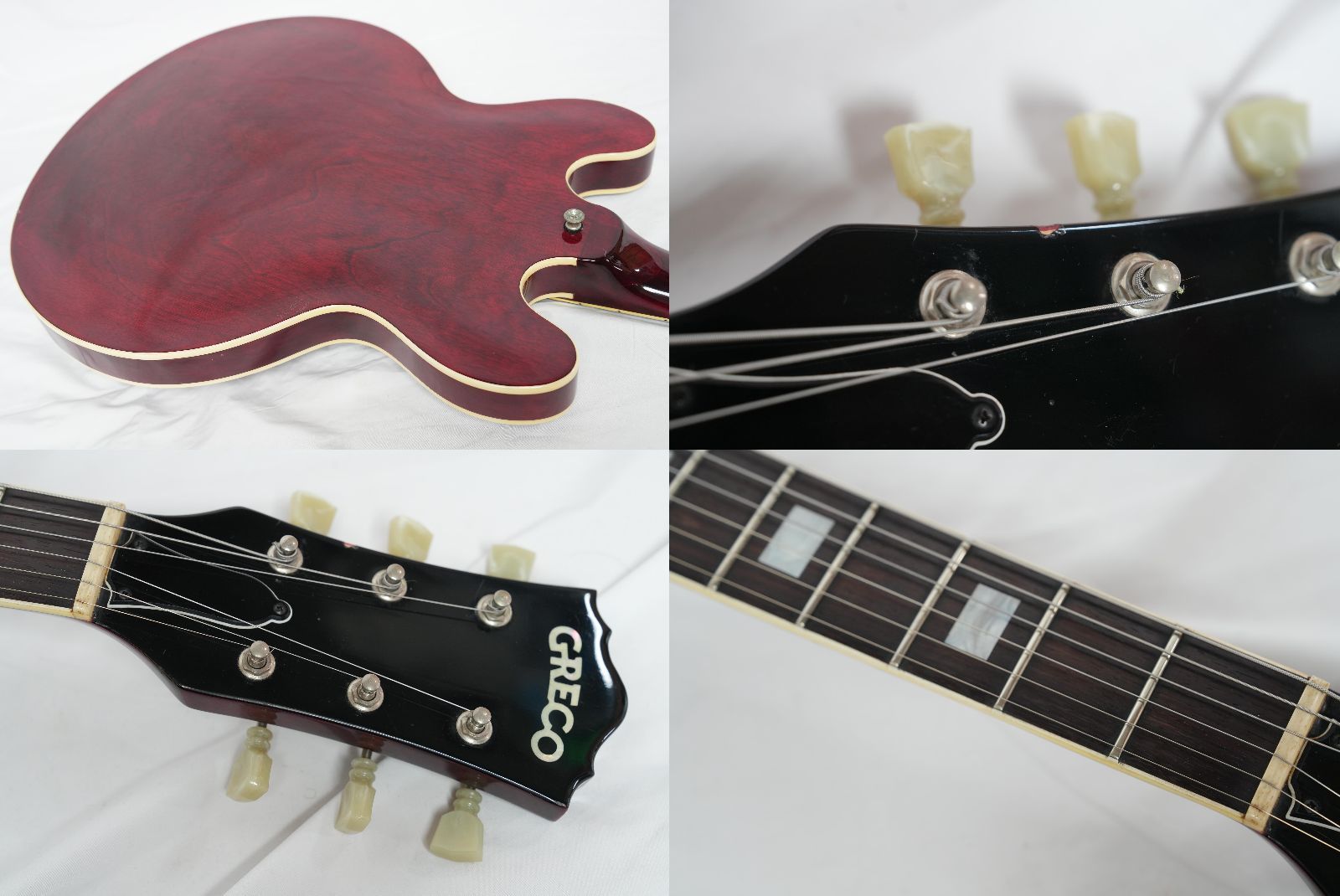 ☆GRECO☆SA-550 Cherry 1979年製 ヴィンテージ 日本製 フルアコ