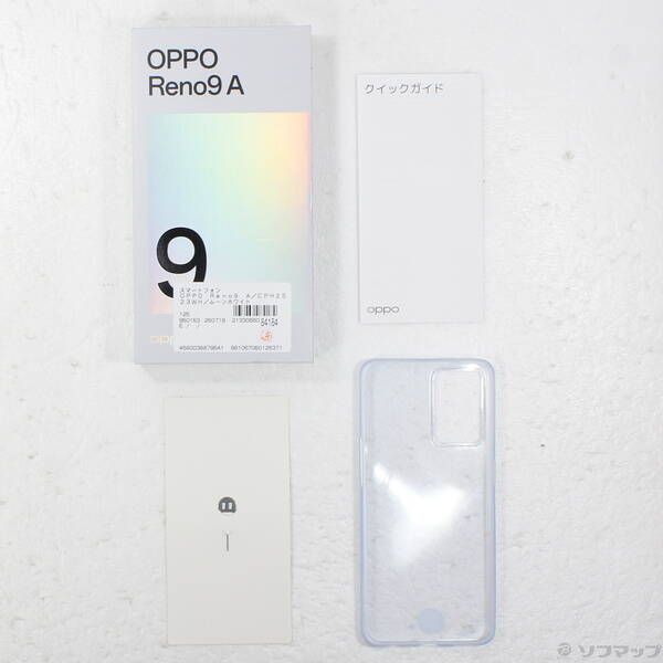 中古品〕 OPPO Reno9 A 128GB ムーンホワイト CPH2523 SIMフリー【344