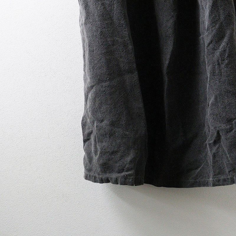 ジョワドヴィーヴル joie de vivre リネン製品染めギャザーサロペット  