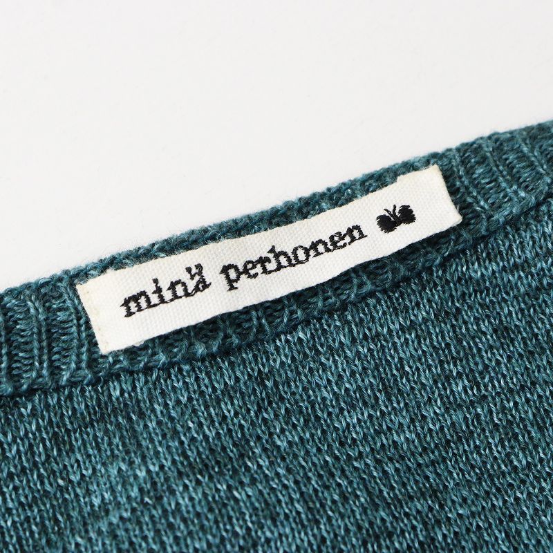 ミナペルホネン mina perhonen nostalgia リネン ニット カーディガン