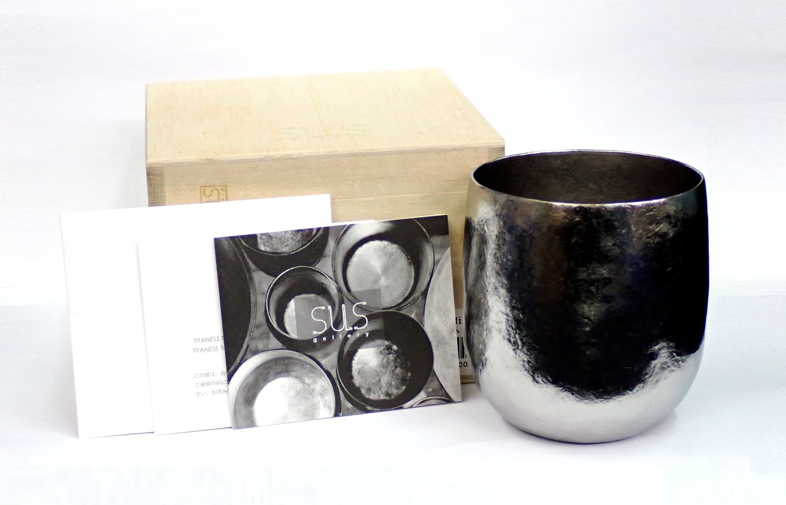 14 SUS Gallery サス ギャラリー S-280 Mi チタン タンブラー 木箱入り 280 ml ワインミラー 真空二重構造 ワインカップ