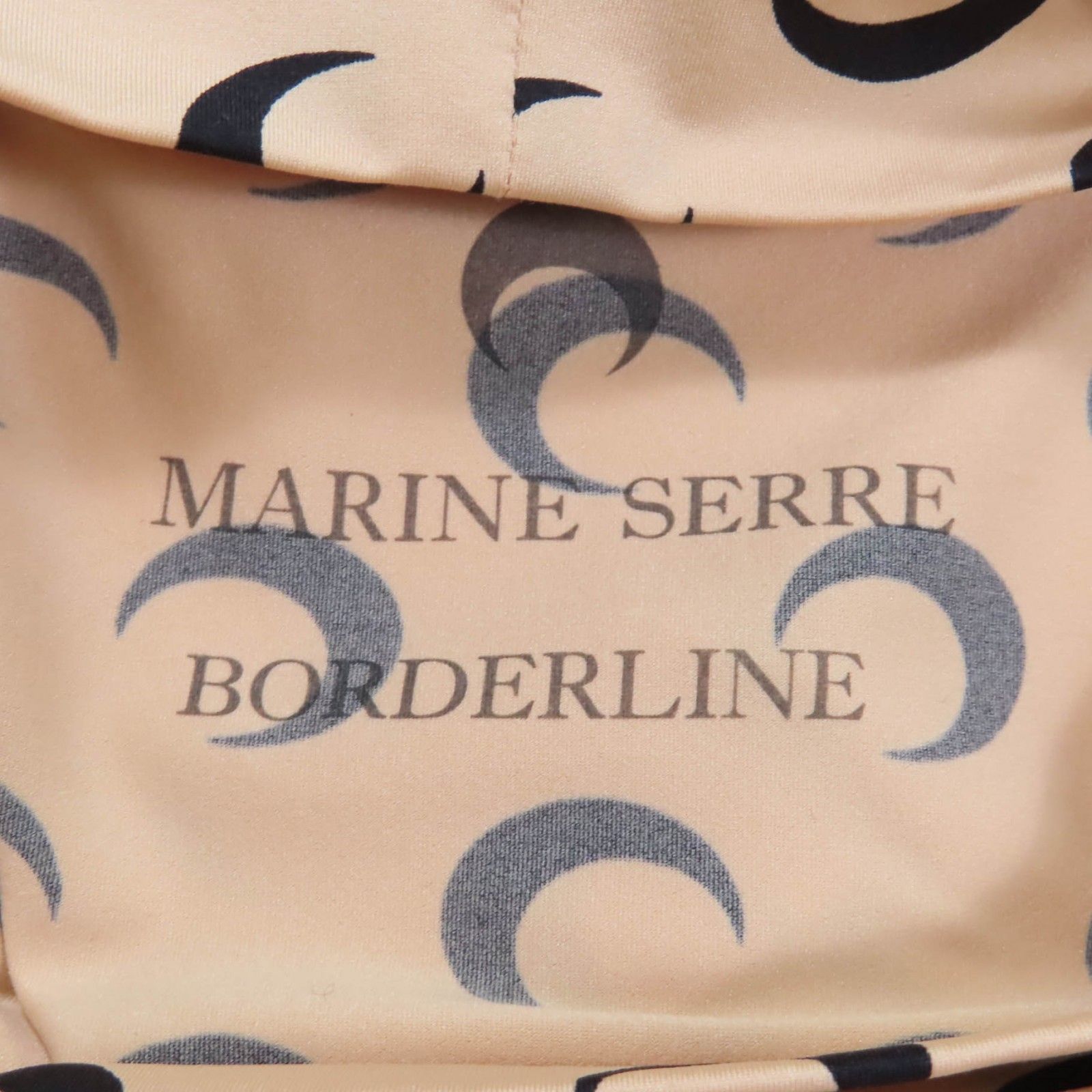 未使用品★MARINE SERRE BORDERLINE  マリーンセルボーダーライン 24SS MTS002 総柄 ハイネック 長袖 カットソー L 保存袋付き メンズ 未使用品☆MARINE SERRE BORDERLINE マリーンセルボーダーライン 24SS