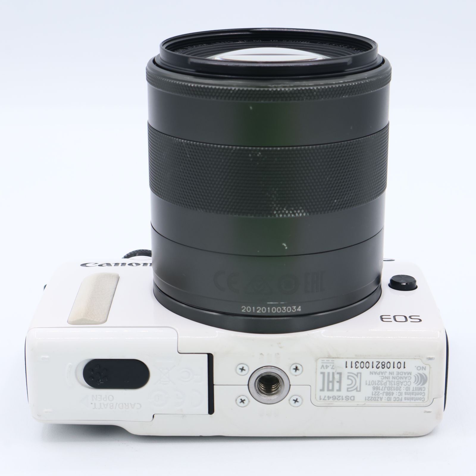 Canon キヤノン EOS M2 EF-M18-55 IS STM レンズキット(ホワイト) EF