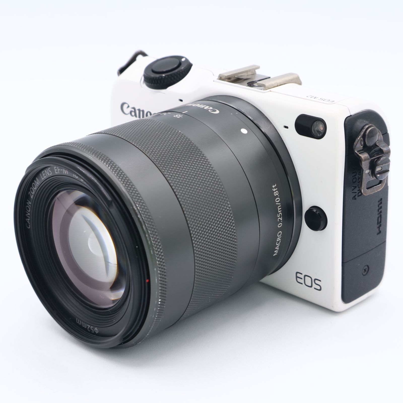 Canon キヤノン EOS M2 EF-M18-55 IS STM レンズキット(ホワイト) EF