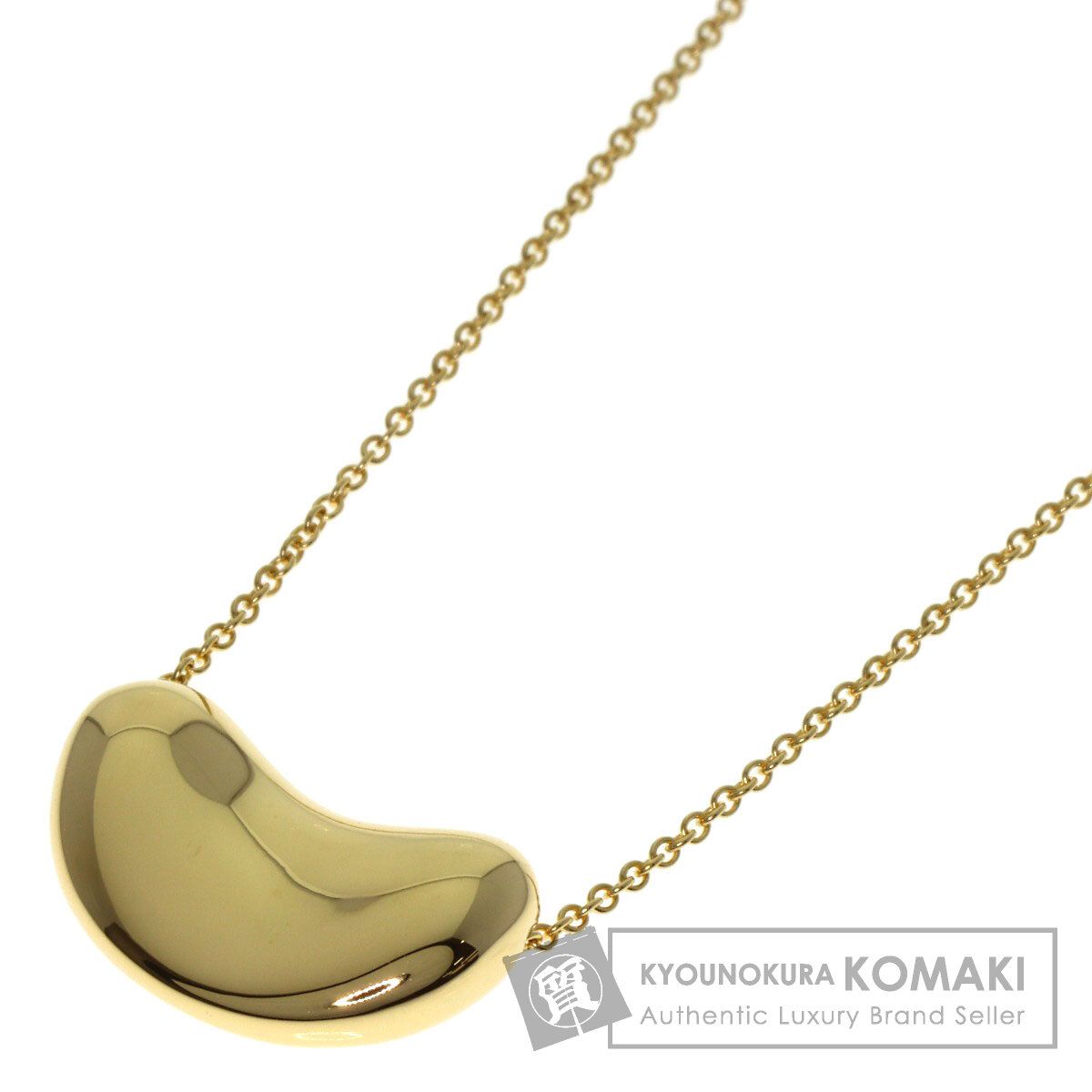TIFFANY&Co. ティファニー ビーン ネックレス K18YG レディース [中古