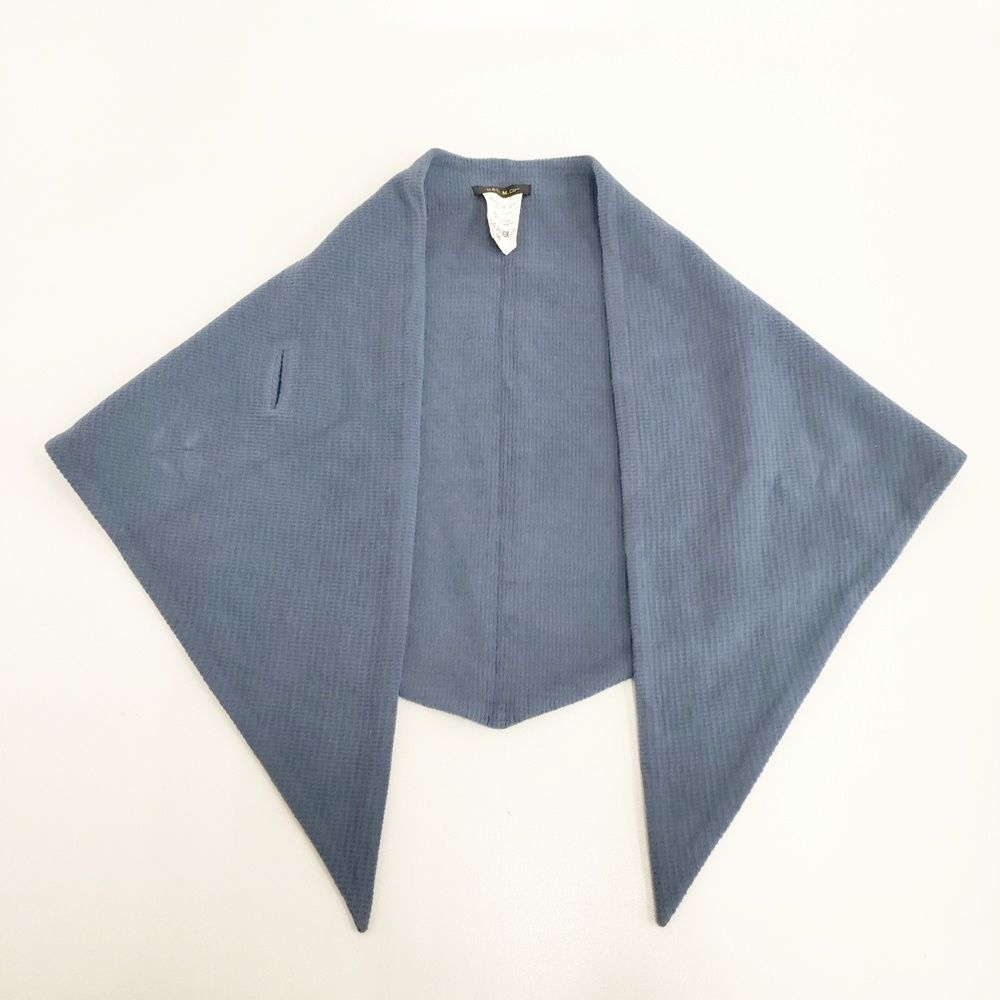 R D M Co コットンカシミヤブラシワッフルスカーフ ショール ネイビー レディース マンズテーラー 5 1112 T