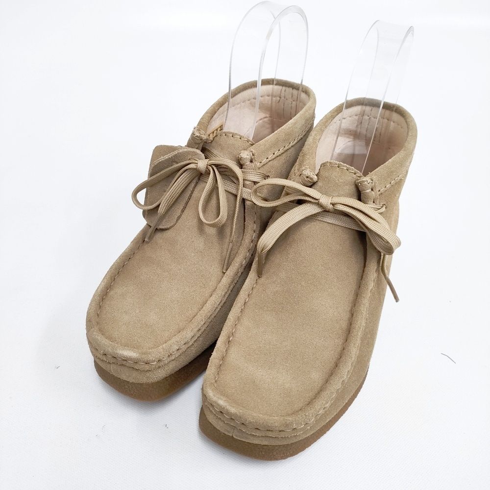Clarks ワラビーエヴォブーツ UK 4 1 2 定価22000円 ブーツ ベージュ レディース クラークス 5 1112 T