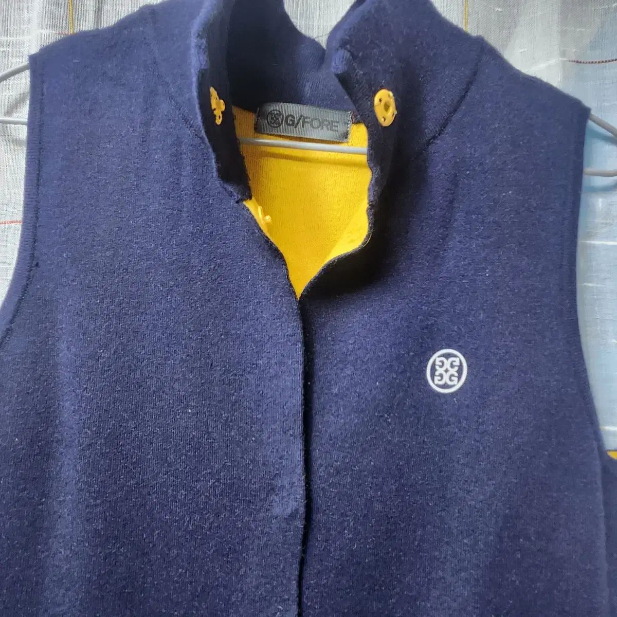 G FORE (ジーフォア) ネイビー ゴルフ ロング ベスト 95 - メルカリ