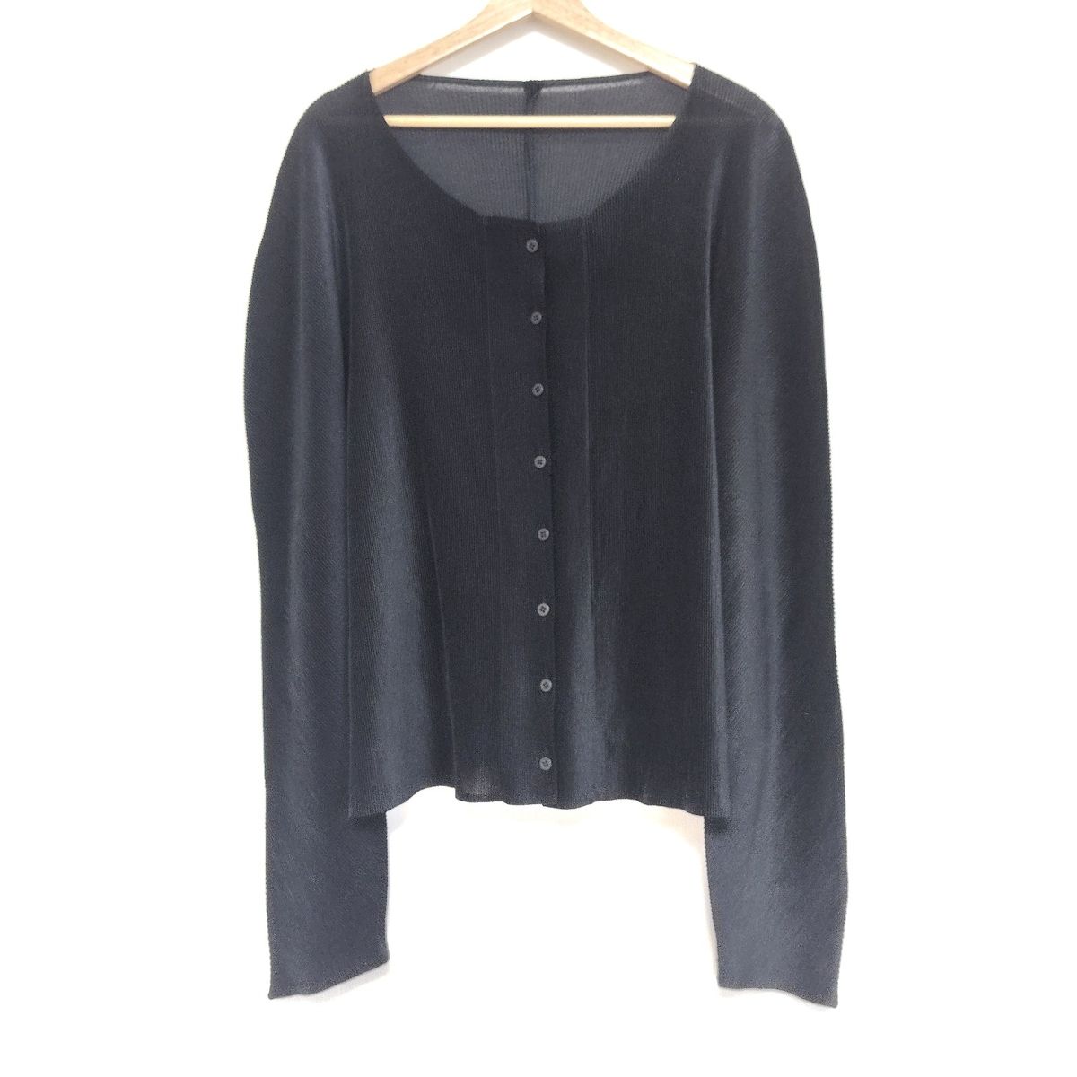 プリーツプリーズ PLEATS PLEASE カーディガン サイズ3 極美品 20SS プリーツプリーズ PLEATS PLEASE イッセイミヤケ ISSEY