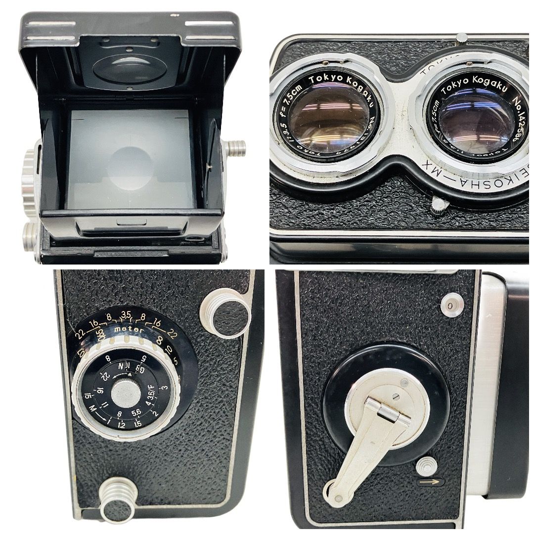 YASHICA PRIMOFLEX SEIKOSHA-MX 2眼 F3.5 7.5cm フィルムカメラ ヤシカ
