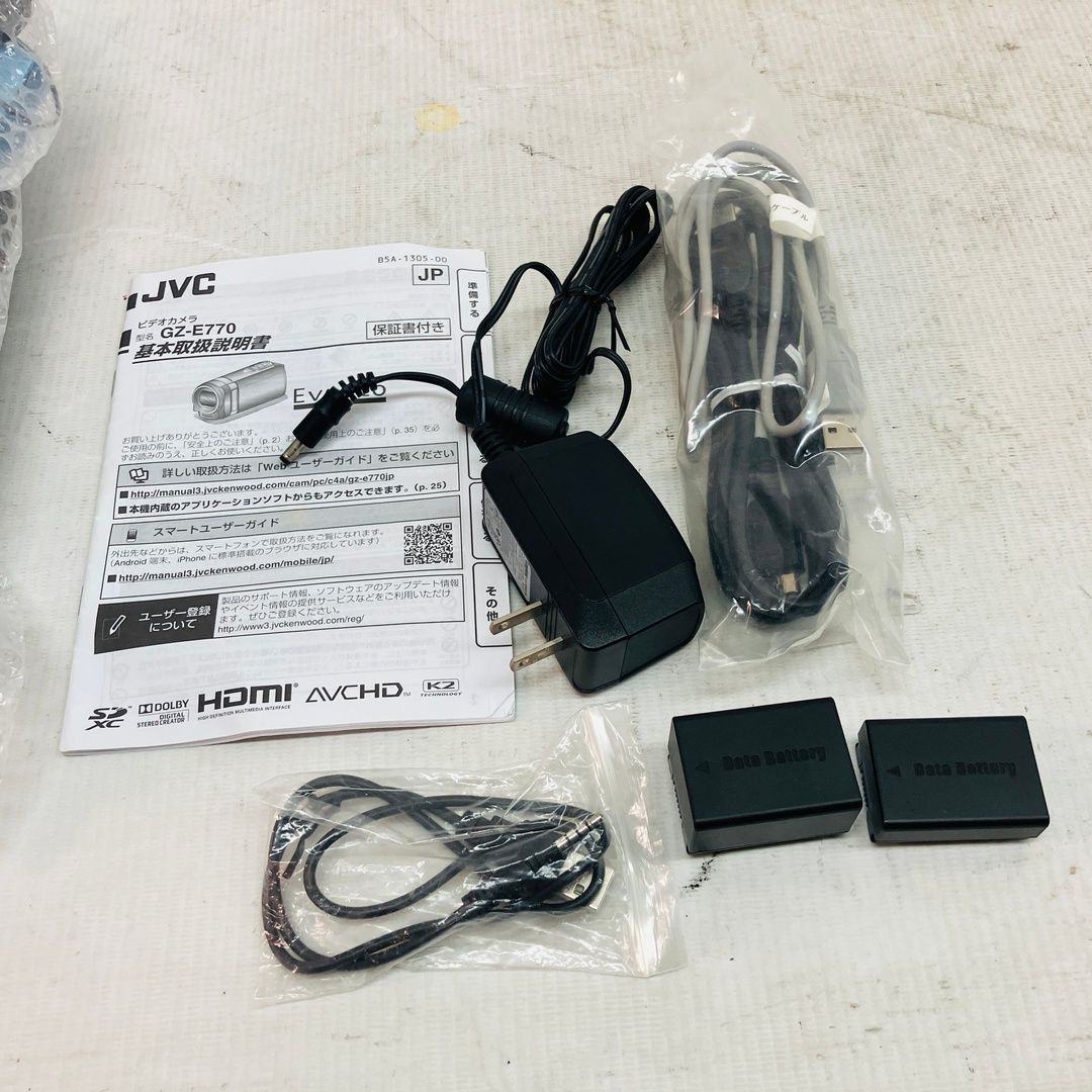 JVC Everio GZ-E770 予備バッテリー付き Amazon | JVCケンウッド JVC