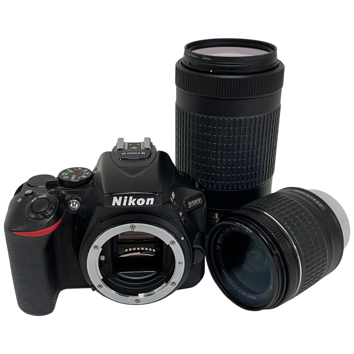 Nikon D5600 AF-P DX 18-55mm 70-300mm デジタル 一眼 レフ カメラ