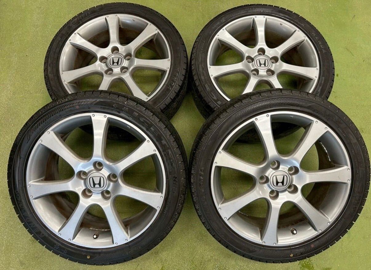 255 271 1 ホンダ オデッセイ アブソルート タイヤホイール 18 7 J 55 PCD 114 3 5 H ハブ径約64 mm KENDA ICETEC 225 45 R スタッドレス