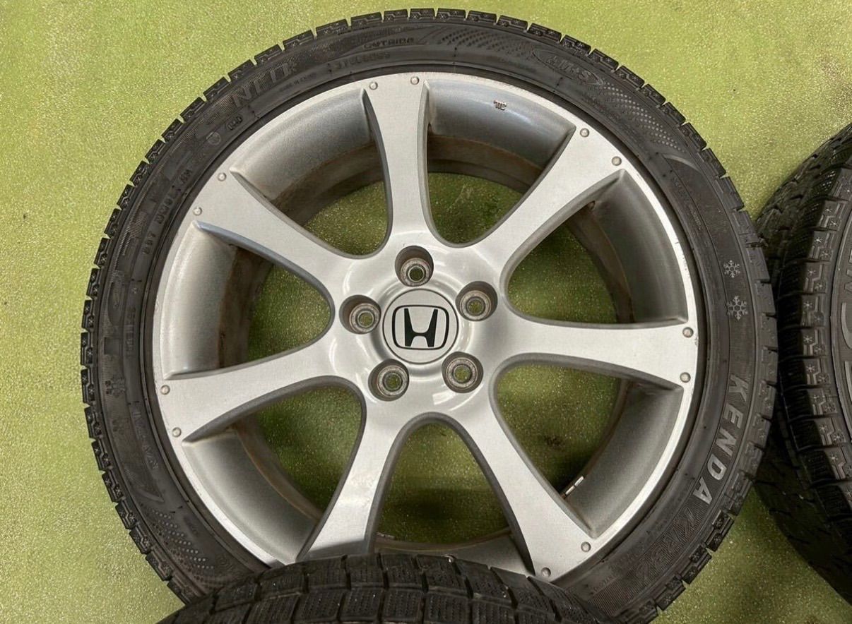 255 271 1 ホンダ オデッセイ アブソルート タイヤホイール 18 7 J 55 PCD 114 3 5 H ハブ径約64 mm KENDA ICETEC 225 45 R スタッドレス