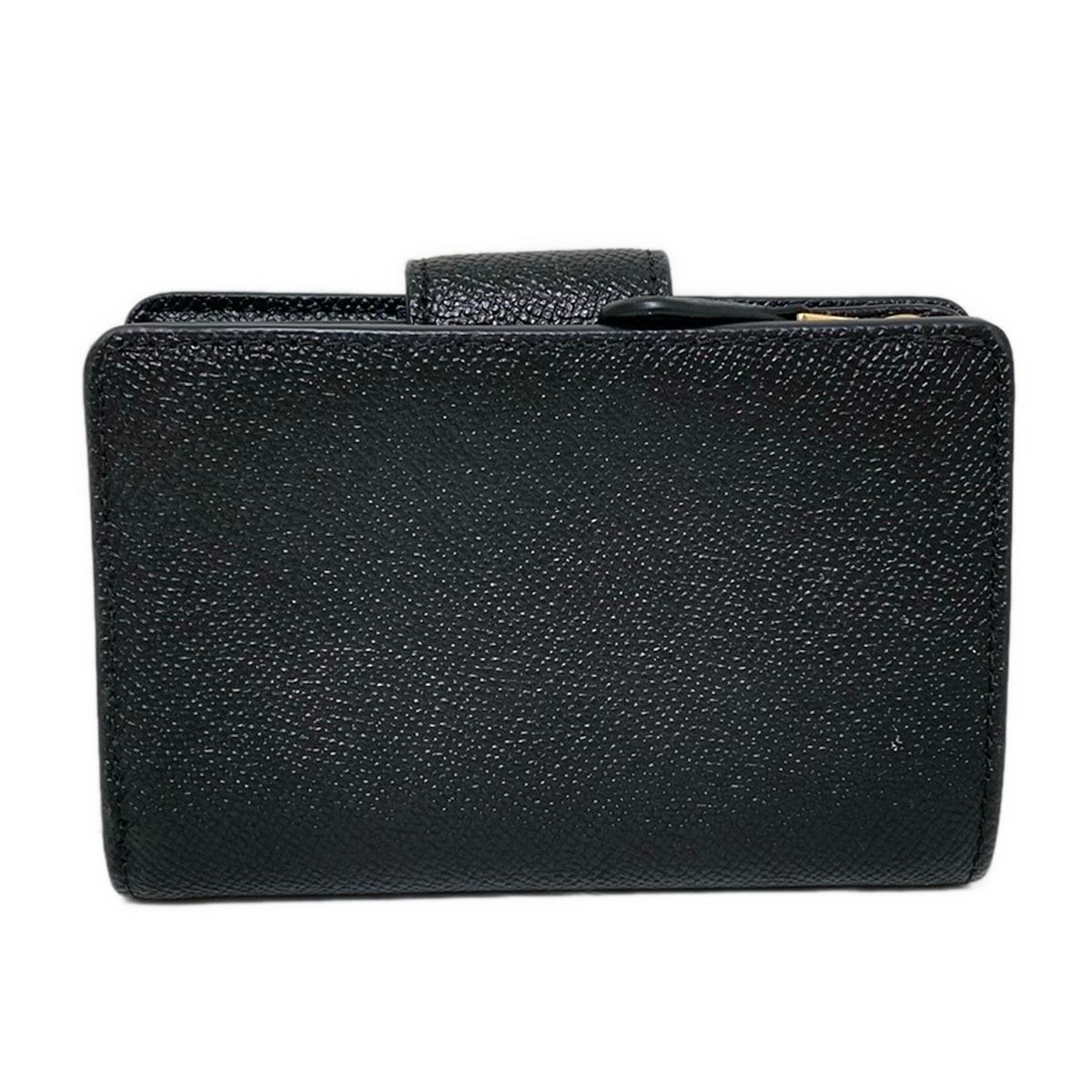 COACH コーチ 2つ折り財布 黒 レザー