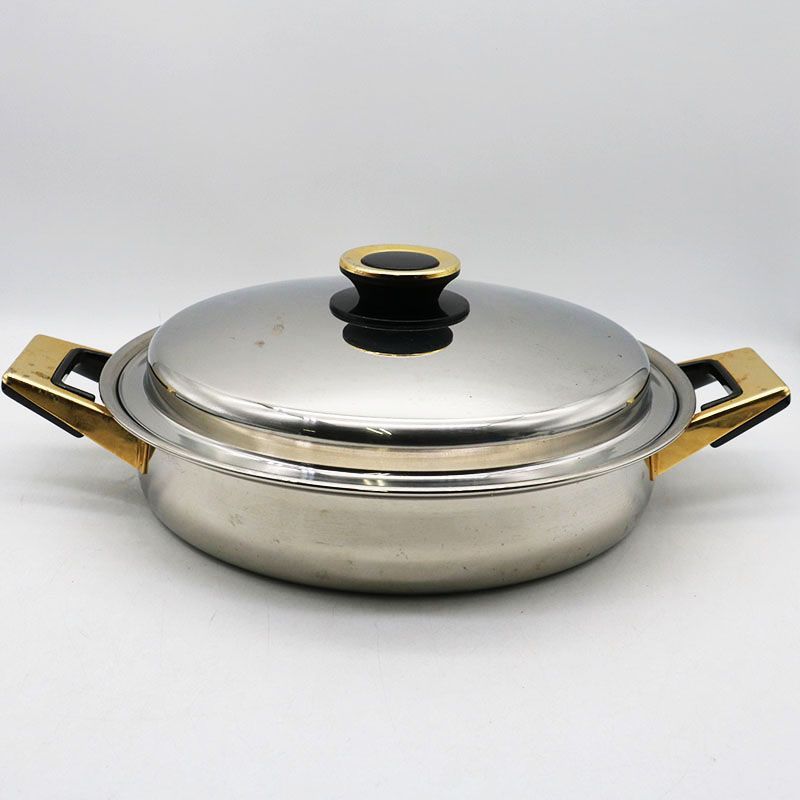 中古良品 タッパーウェア レインボークッカー 26cm 浅鍋 MR7-11-92