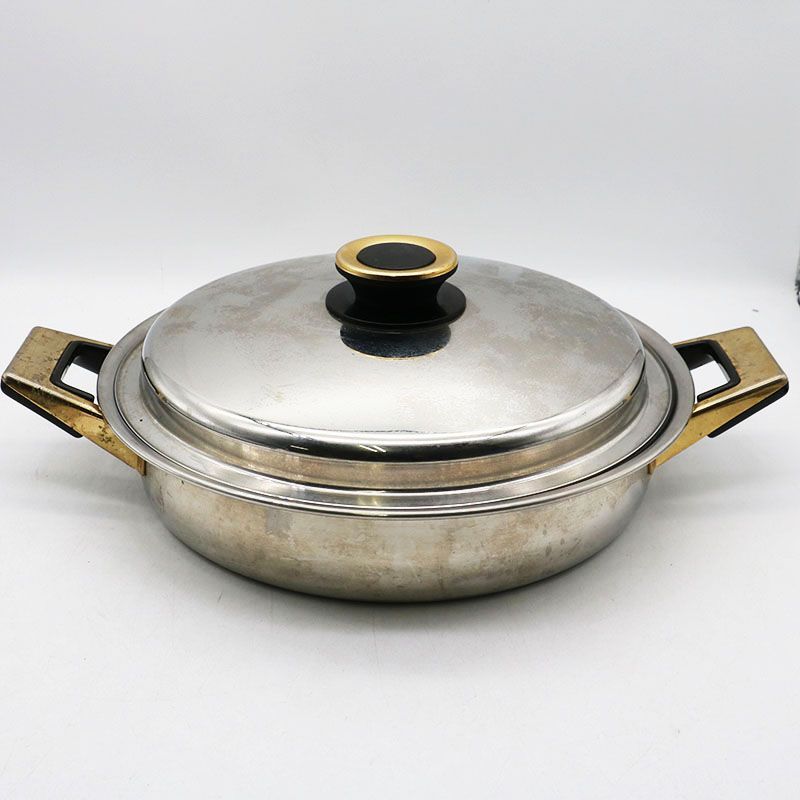 中古並品 タッパーウェア レインボークッカー 26cm 浅鍋 MR7-11-93