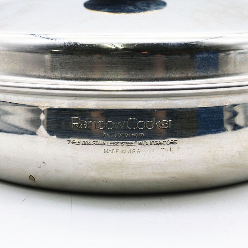 中古並品 タッパーウェア レインボークッカー 26cm 浅鍋 MR7-11-93