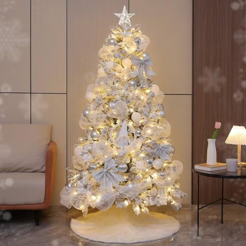 ツリー150 cm オーナメント 電飾付き 装飾 christmas tree グッズ プレゼント ledイルミネーションライト 雰囲気 商店 部屋 d 297188 c