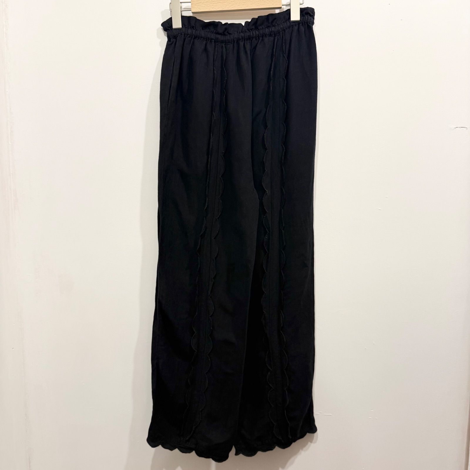 SeaRoomlynn シールーム・リン LINENスカラップパンツ リネン レーヨン