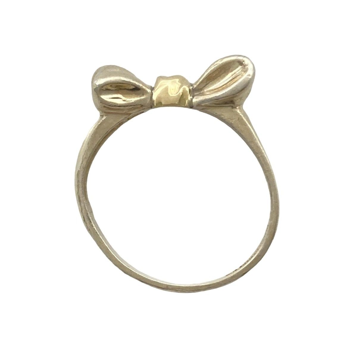 TIFFANY&Co.(ティファニー) リング リボン シルバー×K18YG リボン