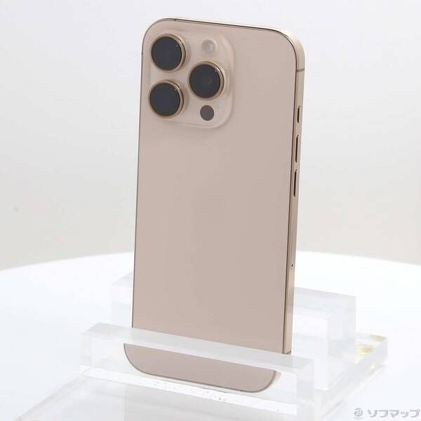 中古品〕 iPhone16 Pro 256GB デザートチタニウム MYN23J／A SIMフリー