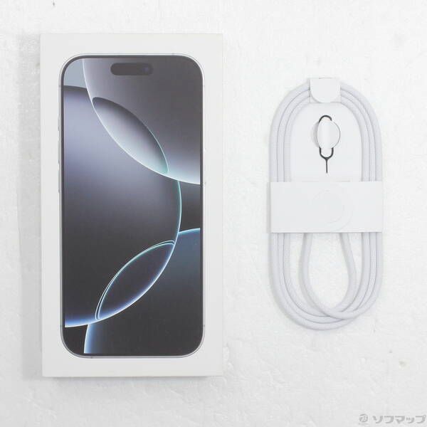 中古品〕 iPhone16 Pro 256GB ホワイトチタニウム 3N744J／A SIMフリー