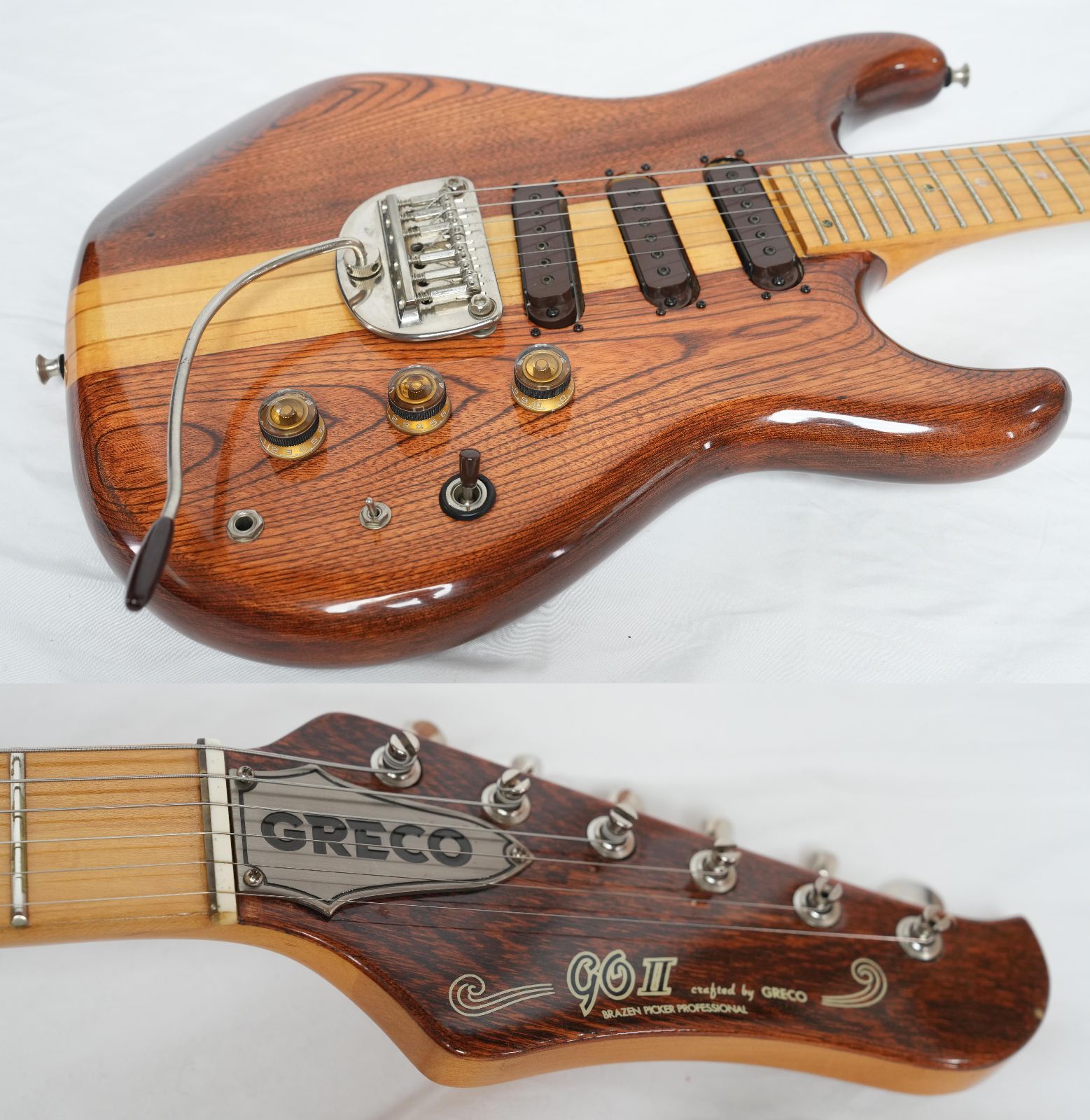 ☆GRECO☆GO-II-750 NATURAL 1979年製 スルーネック ヴィンテージ 日本