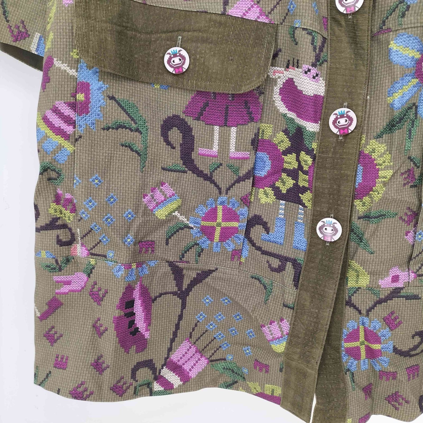 クロスステッチ 5分丈