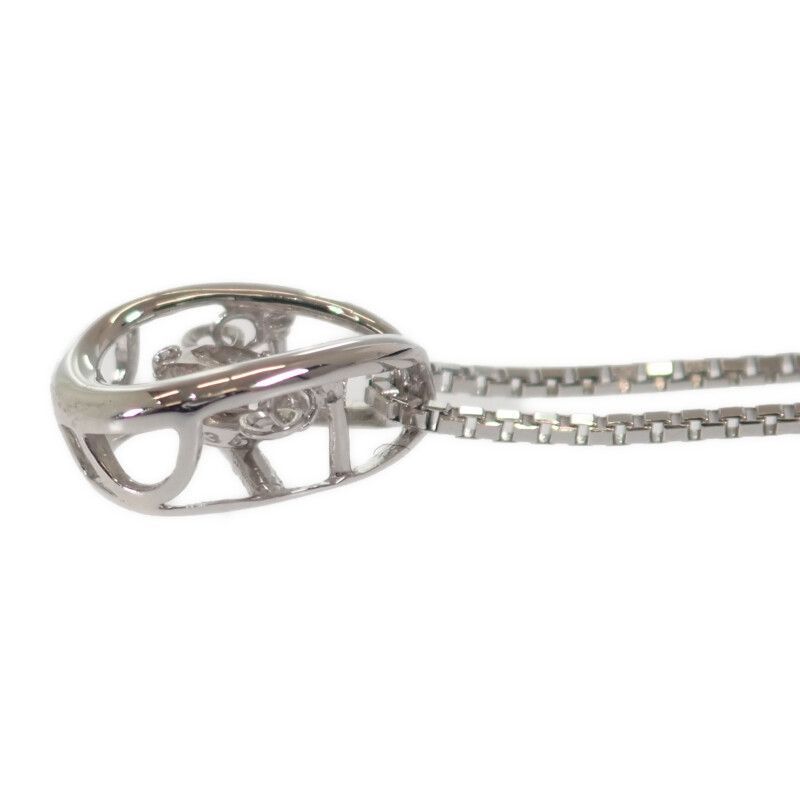 no brand】Pt850/900 デザインジュエリー ダンシングストーン