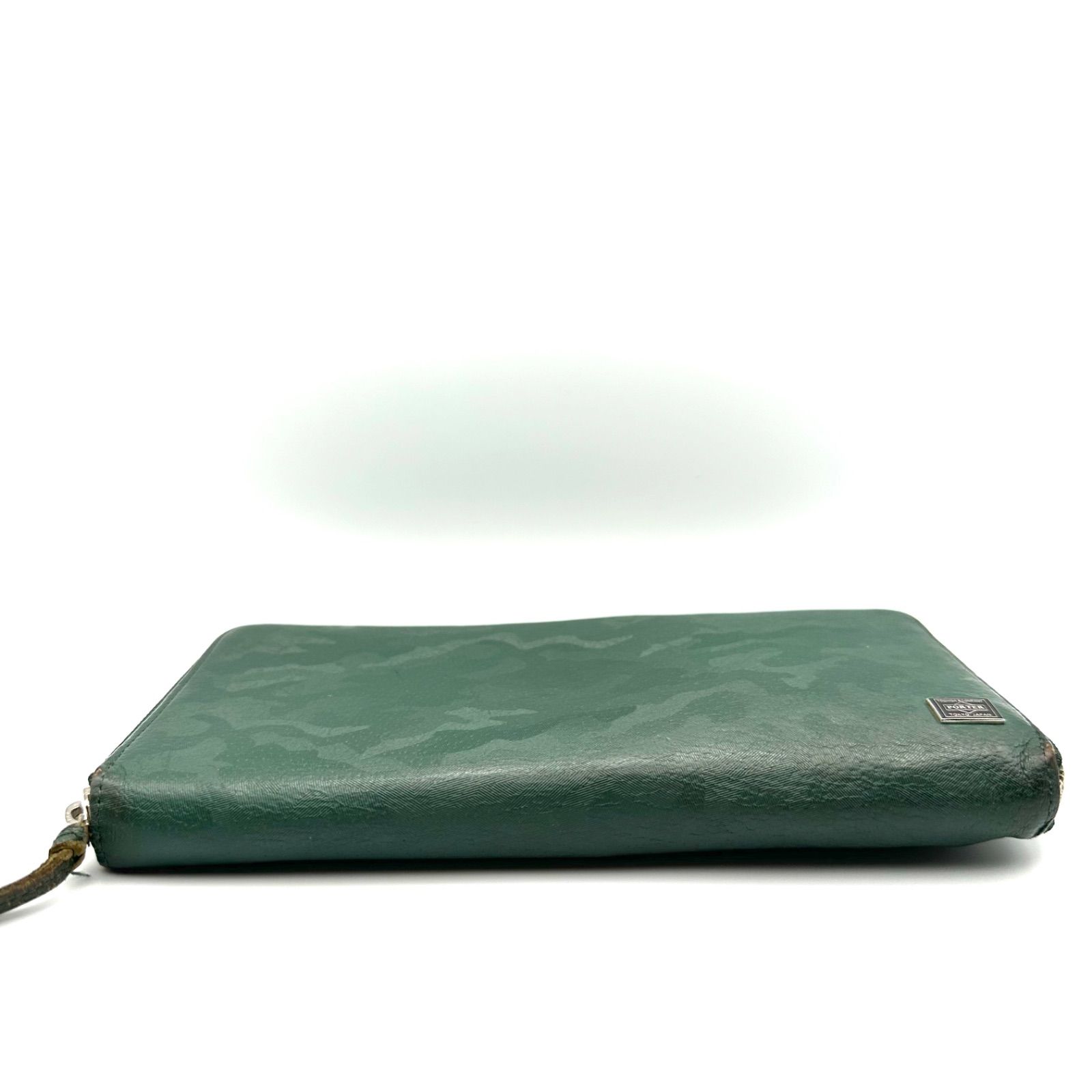 廃盤品】 財布 長財布 ポーター 吉田カバン コラボ グリーン 迷彩柄