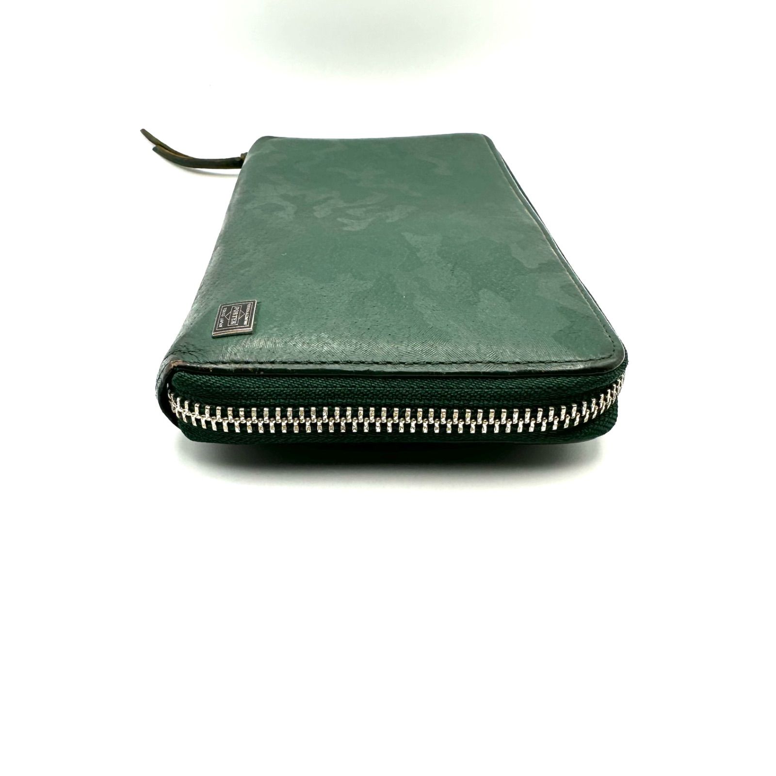 廃盤品】 財布 長財布 ポーター 吉田カバン コラボ グリーン 迷彩柄