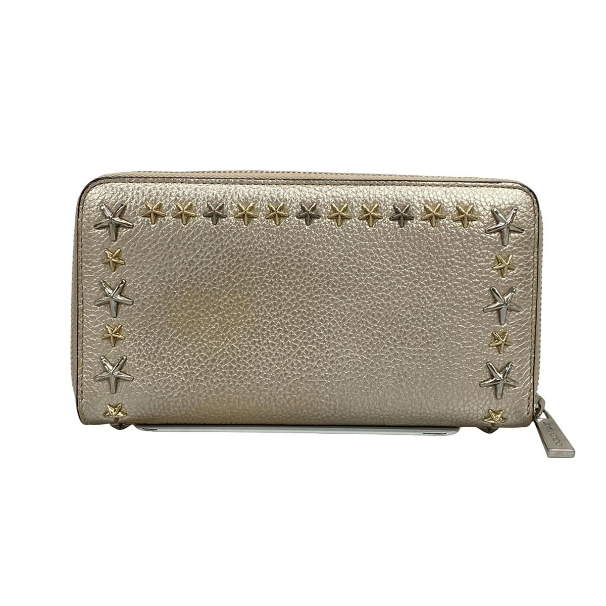 JIMMY CHOO(ジミーチュウ) 長財布 ピッパ UUR 0C9096 ゴールド