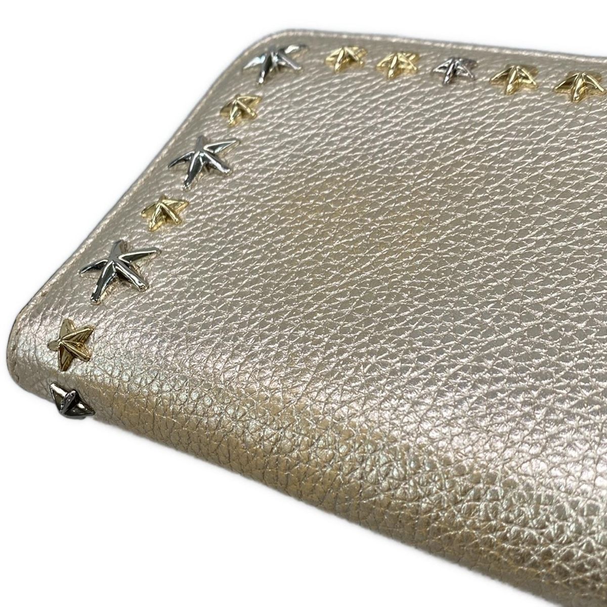 ゴールド ラウンドファスナー