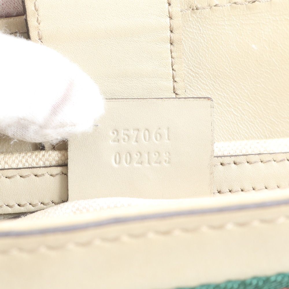 極美品 グッチ GG キャンバス メイフェア シェリーライン 257061