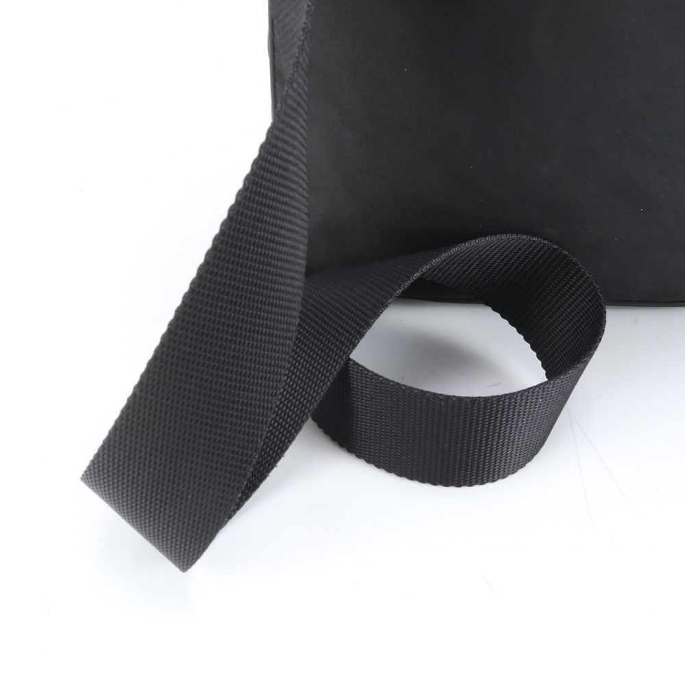 極美品 プラダ テスート ナイロン 三角ロゴ サフィアーノ レザー