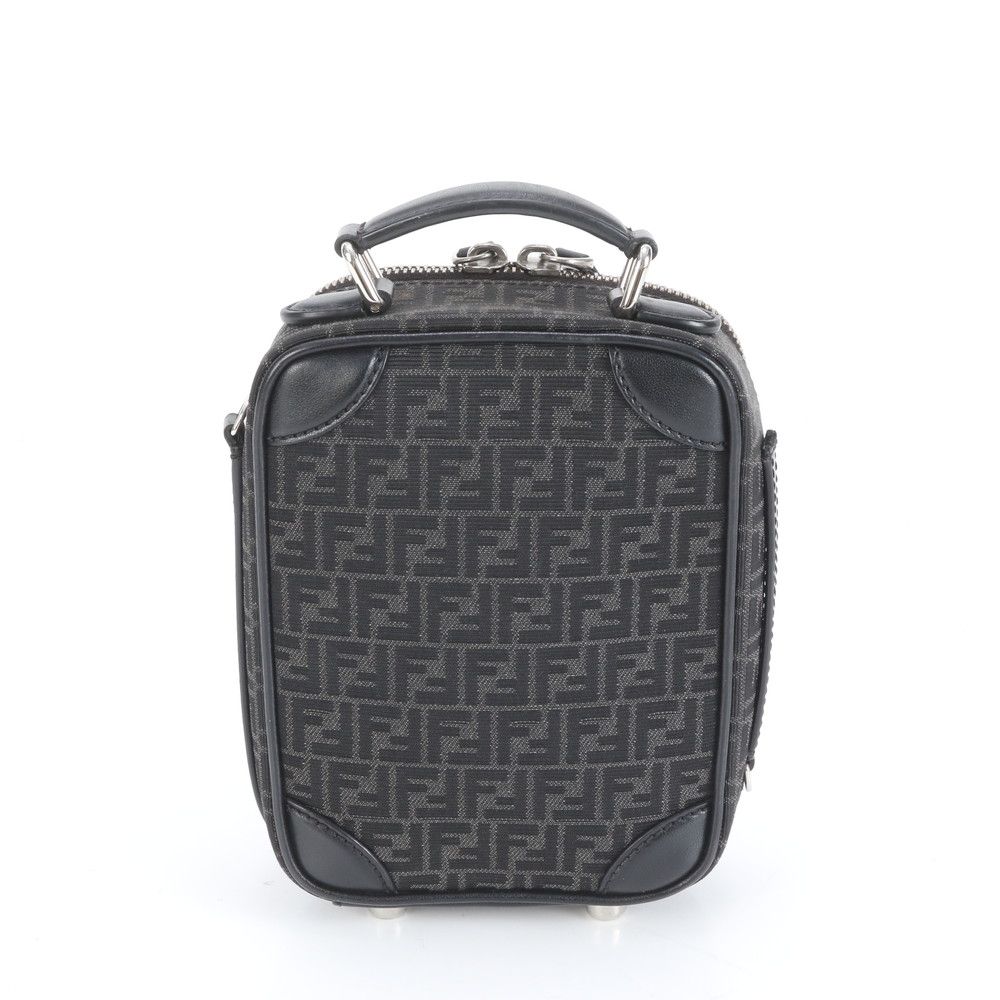 極美品 フェンディ ズッキーノ 7VA542 レザー ハンド バッグ トート