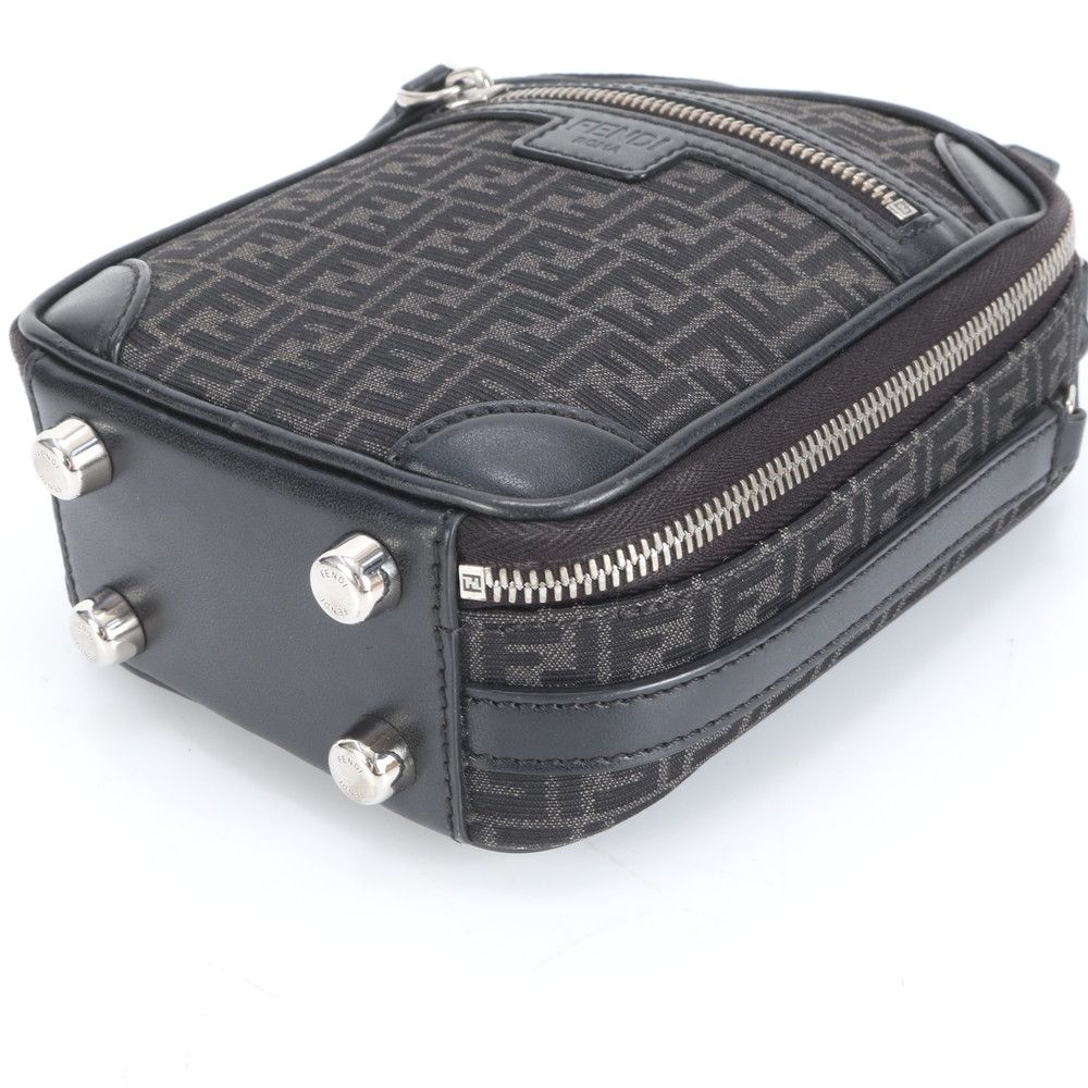 極美品 フェンディ ズッキーノ 7VA542 レザー ハンド バッグ トート