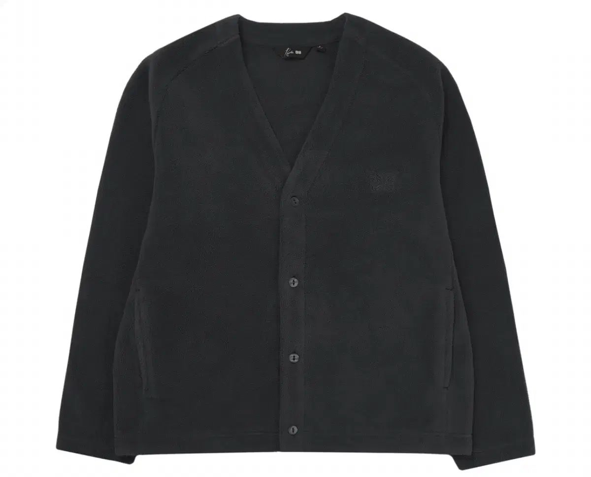 UNIQLO NEEDLES フリース オーバーサイズ カーディガン ダークグレー XL