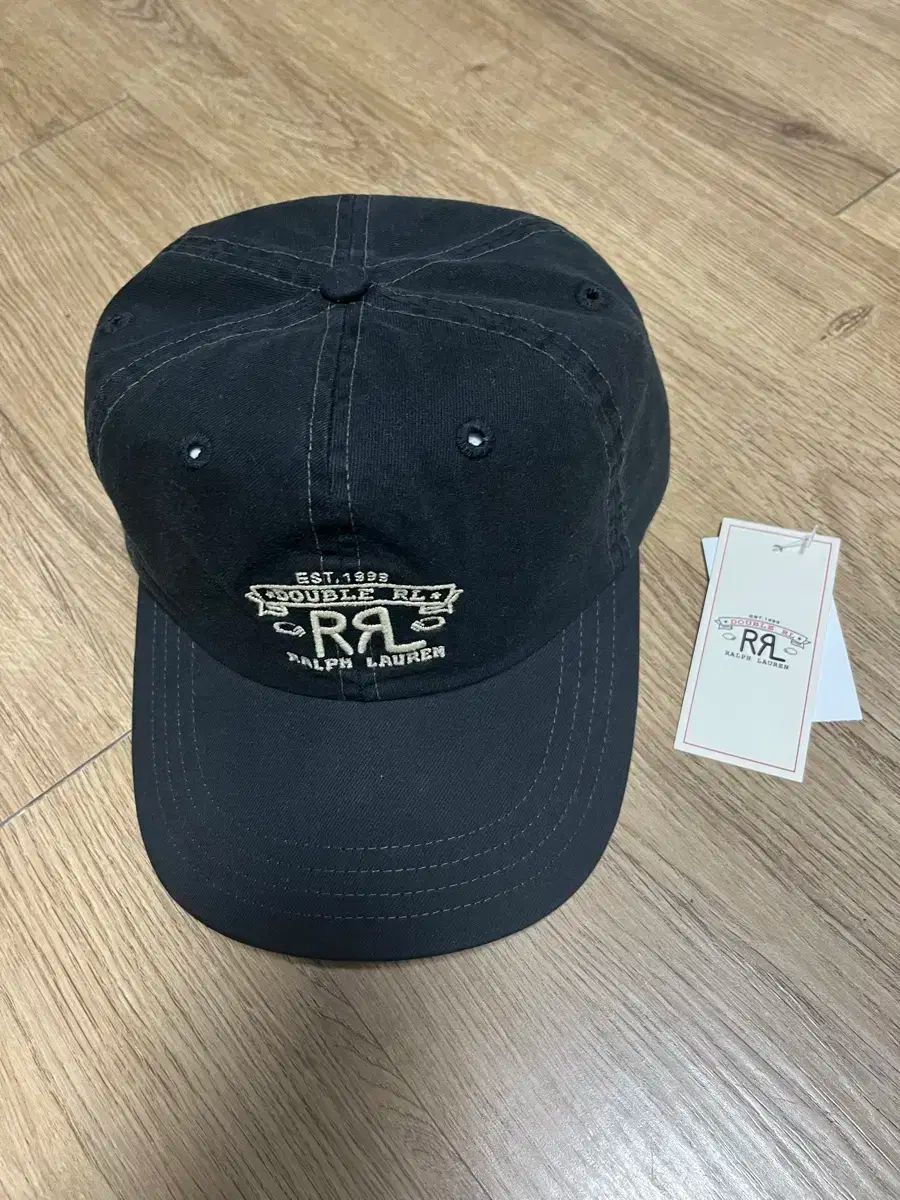 黒色刺繍ロゴベースボールキャップRRL RRロゴ ベースボールキャップ RRL RRロゴ ベースボールキャップ 黒色刺繍ロゴベースボールキャップ